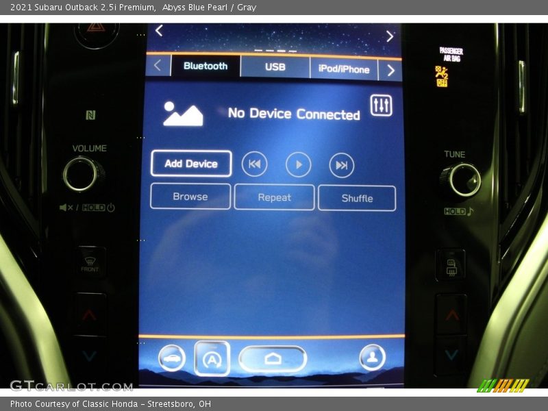 Abyss Blue Pearl / Gray 2021 Subaru Outback 2.5i Premium