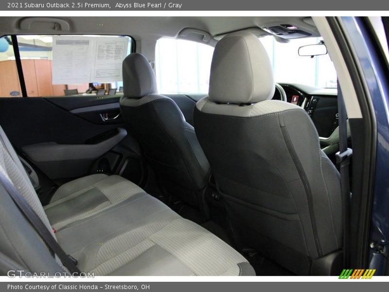 Abyss Blue Pearl / Gray 2021 Subaru Outback 2.5i Premium