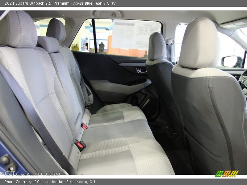 Rear Seat of 2021 Outback 2.5i Premium