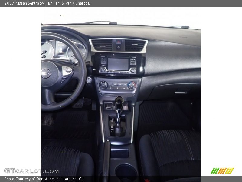 Brilliant Silver / Charcoal 2017 Nissan Sentra SV