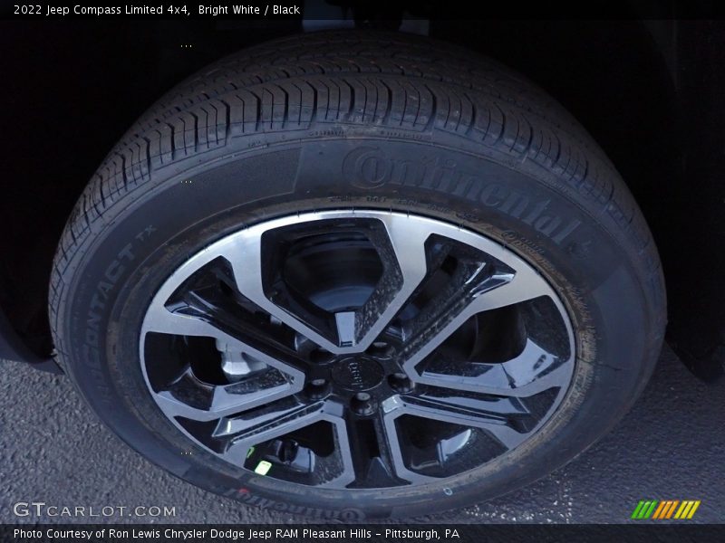 Bright White / Black 2022 Jeep Compass Limited 4x4