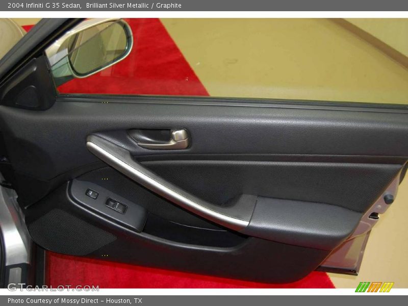 Brilliant Silver Metallic / Graphite 2004 Infiniti G 35 Sedan