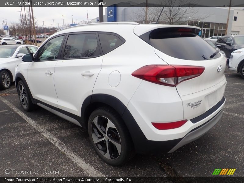 Dazzling White / Gray 2017 Hyundai Tucson Sport AWD