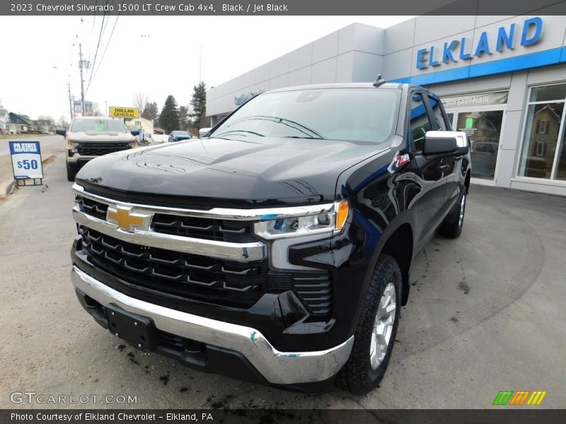 Black / Jet Black 2023 Chevrolet Silverado 1500 LT Crew Cab 4x4