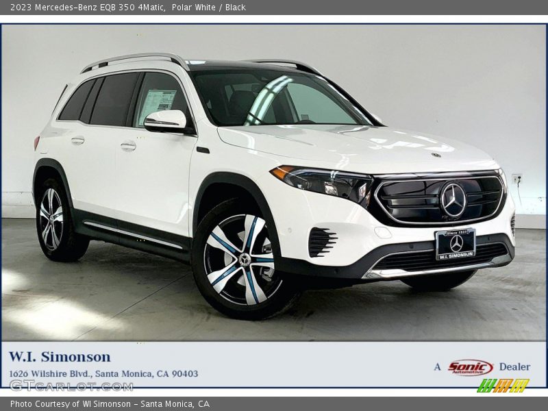 Polar White / Black 2023 Mercedes-Benz EQB 350 4Matic