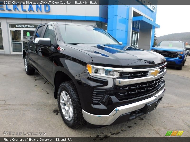 Black / Jet Black 2023 Chevrolet Silverado 1500 LT Crew Cab 4x4