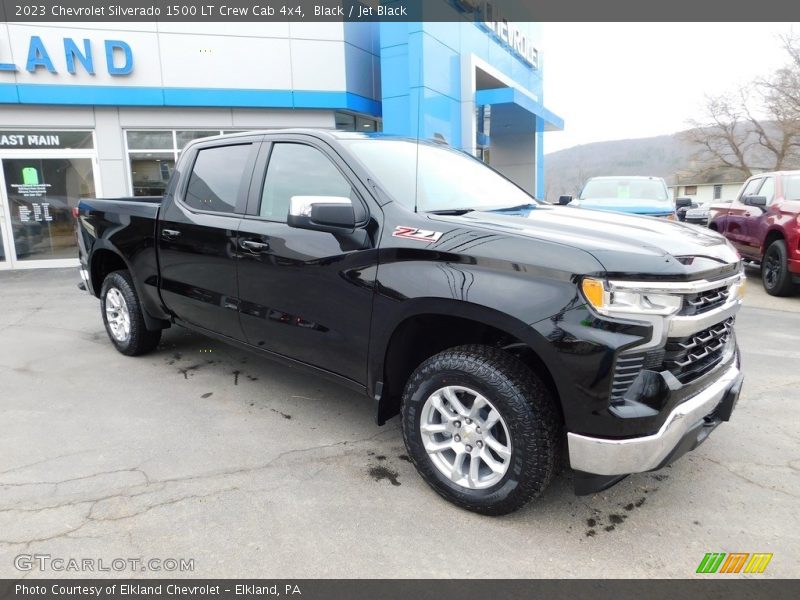 Black / Jet Black 2023 Chevrolet Silverado 1500 LT Crew Cab 4x4
