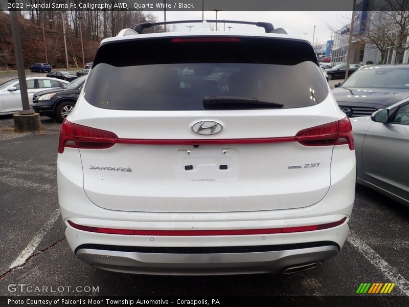 Quartz White / Black 2022 Hyundai Santa Fe Calligraphy AWD