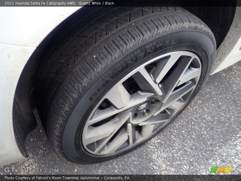 Quartz White / Black 2022 Hyundai Santa Fe Calligraphy AWD