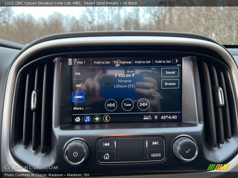 Controls of 2022 Canyon Elevation Crew Cab 4WD