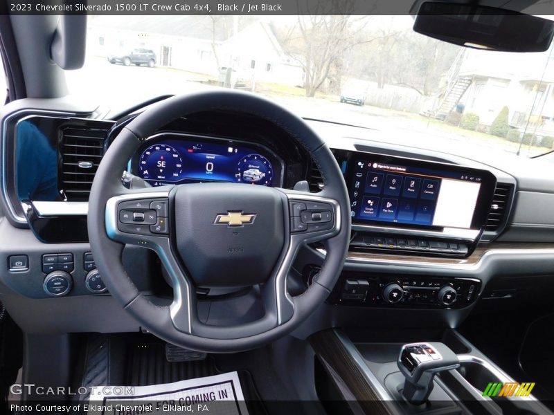 Black / Jet Black 2023 Chevrolet Silverado 1500 LT Crew Cab 4x4