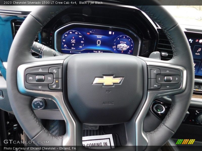 Black / Jet Black 2023 Chevrolet Silverado 1500 LT Crew Cab 4x4