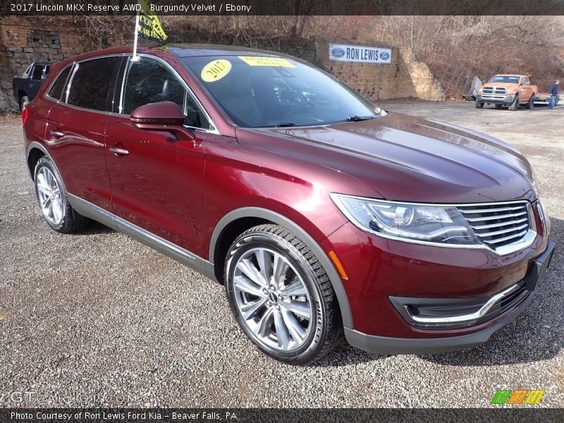 Front 3/4 View of 2017 MKX Reserve AWD