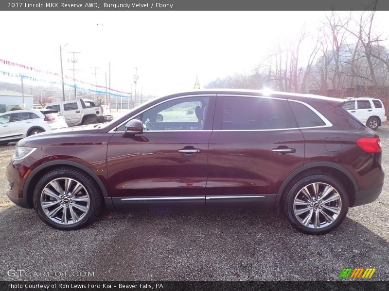  2017 MKX Reserve AWD Burgundy Velvet