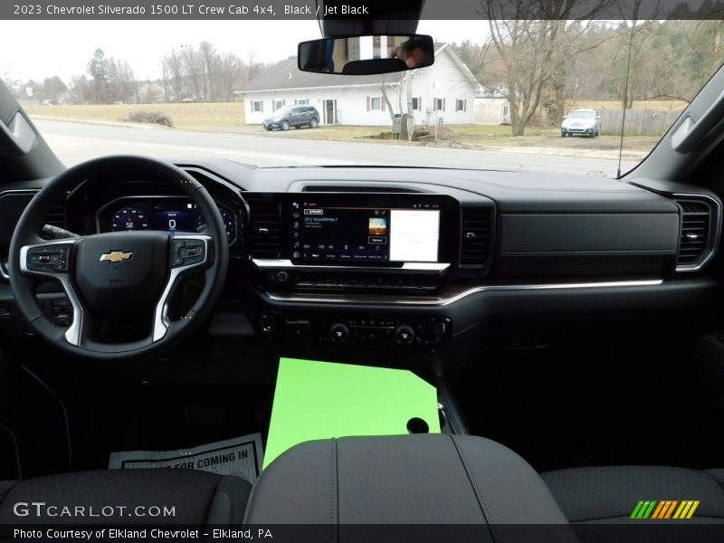 Black / Jet Black 2023 Chevrolet Silverado 1500 LT Crew Cab 4x4