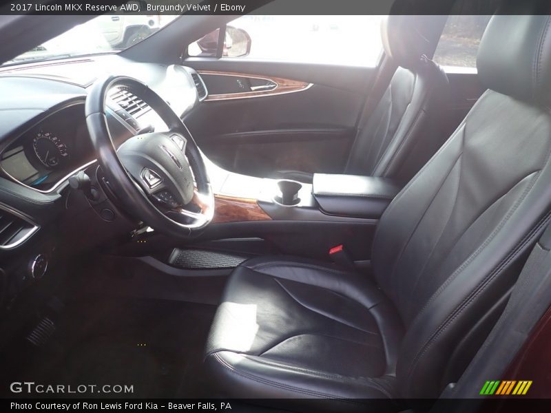 Burgundy Velvet / Ebony 2017 Lincoln MKX Reserve AWD