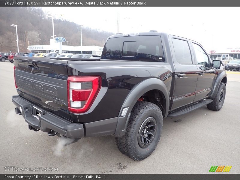 Agate Black Metallic / Raptor Black 2023 Ford F150 SVT Raptor SuperCrew 4x4