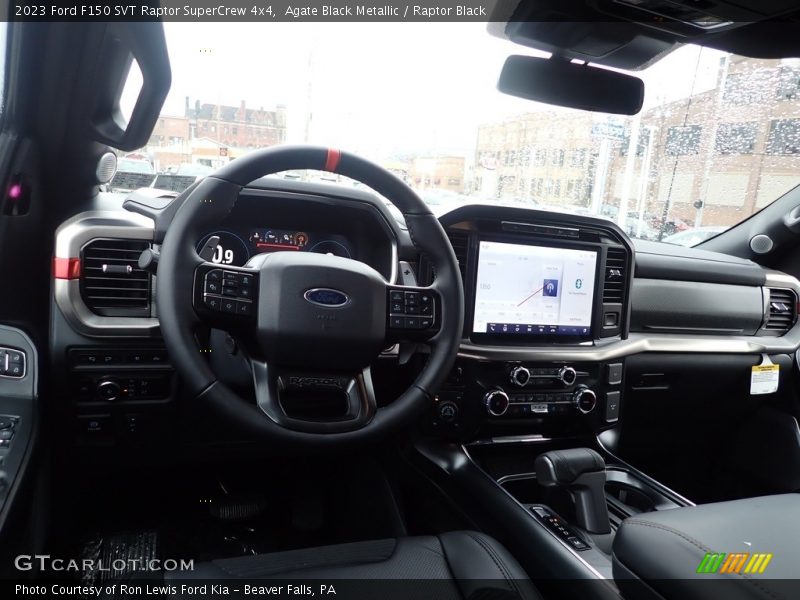 Agate Black Metallic / Raptor Black 2023 Ford F150 SVT Raptor SuperCrew 4x4