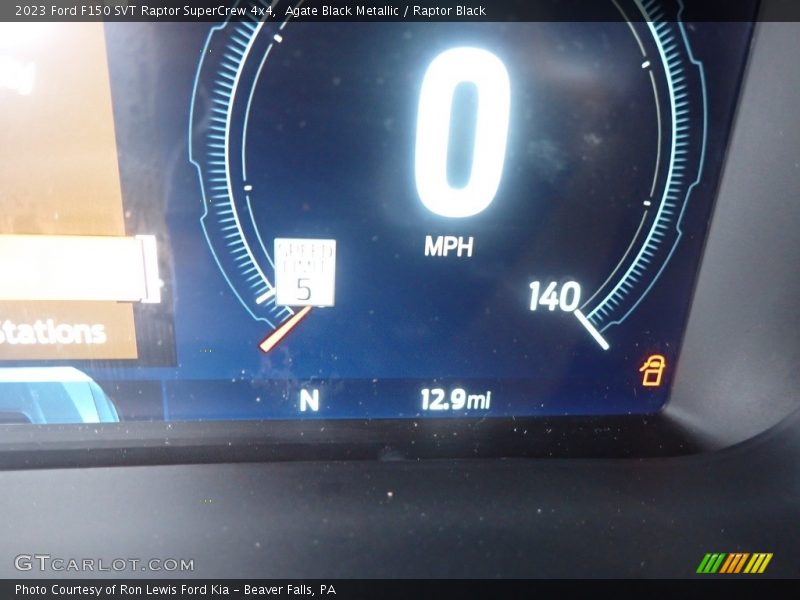 Agate Black Metallic / Raptor Black 2023 Ford F150 SVT Raptor SuperCrew 4x4