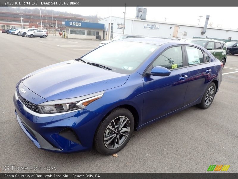 Deep Sea Blue / Black 2023 Kia Forte LXS