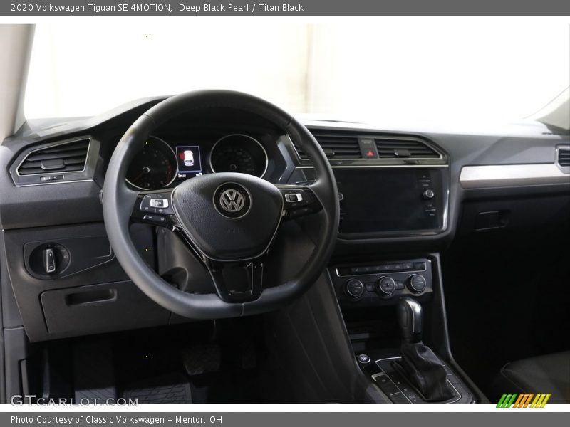 Dashboard of 2020 Tiguan SE 4MOTION