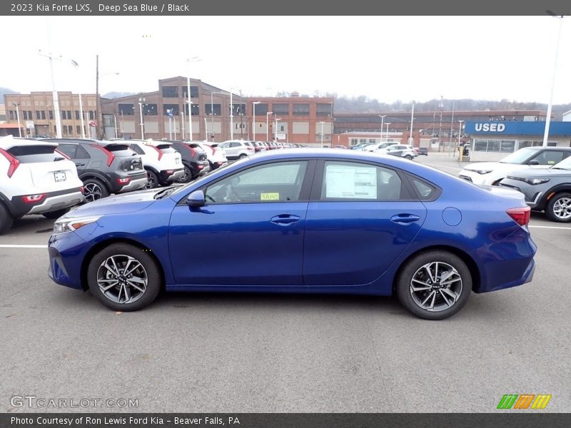 Deep Sea Blue / Black 2023 Kia Forte LXS