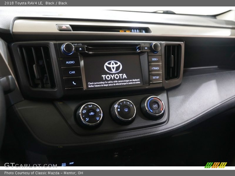 Black / Black 2018 Toyota RAV4 LE