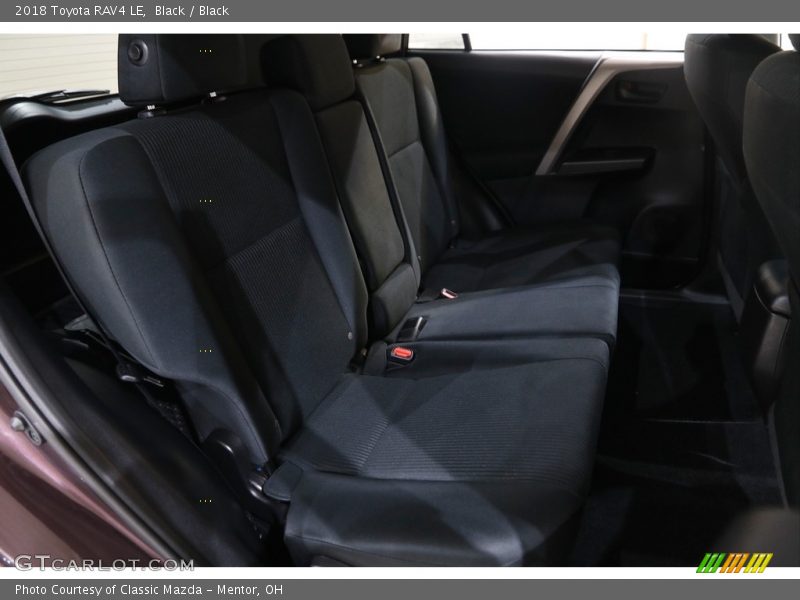Black / Black 2018 Toyota RAV4 LE