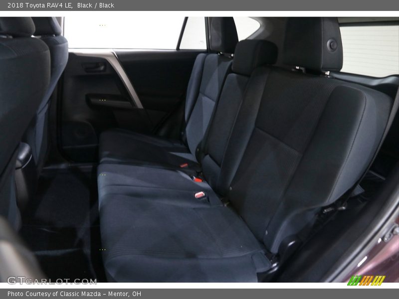 Black / Black 2018 Toyota RAV4 LE
