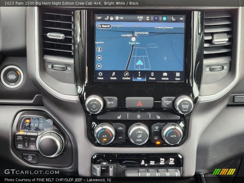 Navigation of 2023 1500 Big Horn Night Edition Crew Cab 4x4