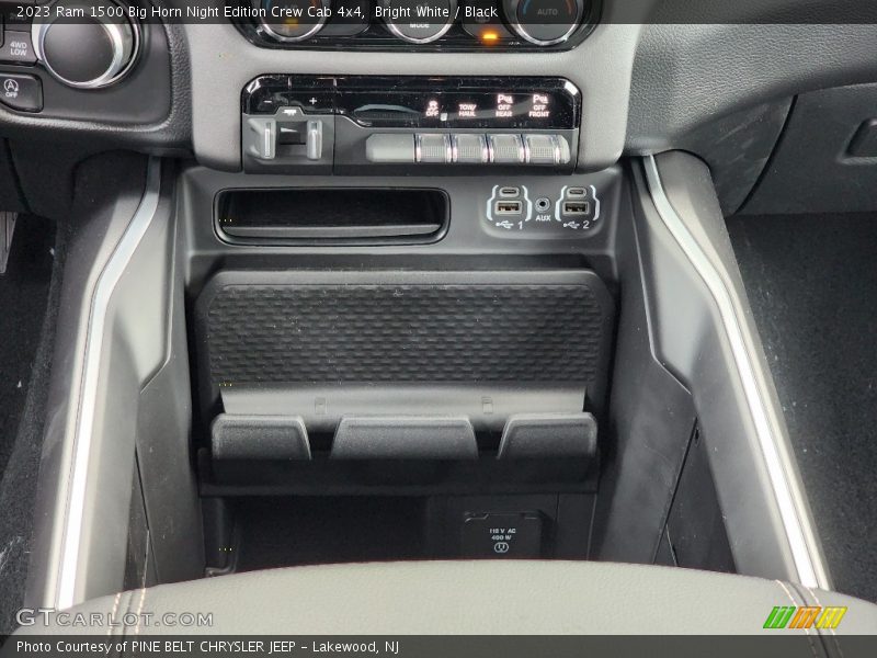 Bright White / Black 2023 Ram 1500 Big Horn Night Edition Crew Cab 4x4