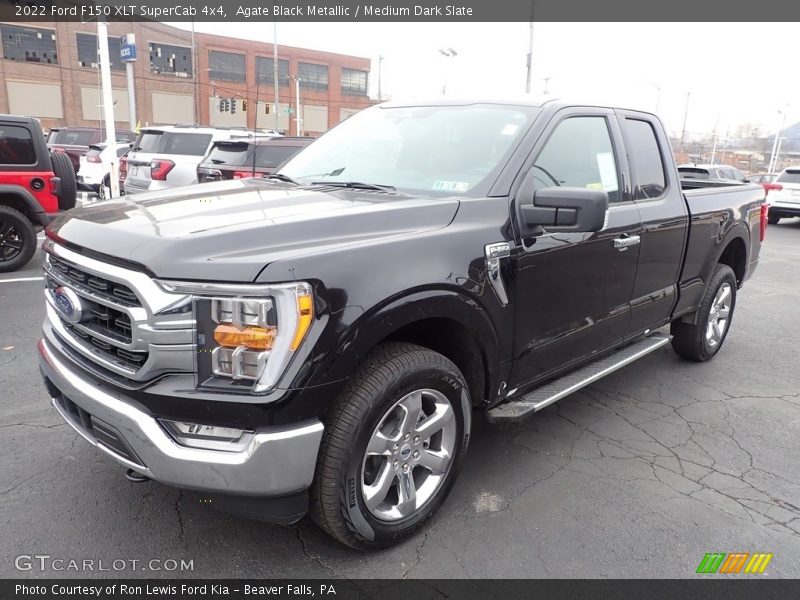  2022 F150 XLT SuperCab 4x4 Agate Black Metallic