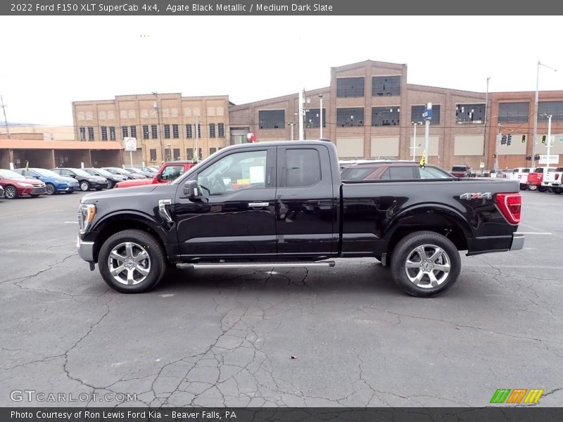  2022 F150 XLT SuperCab 4x4 Agate Black Metallic