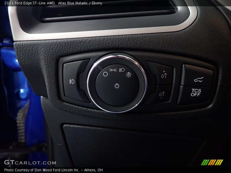 Controls of 2021 Edge ST-Line AWD