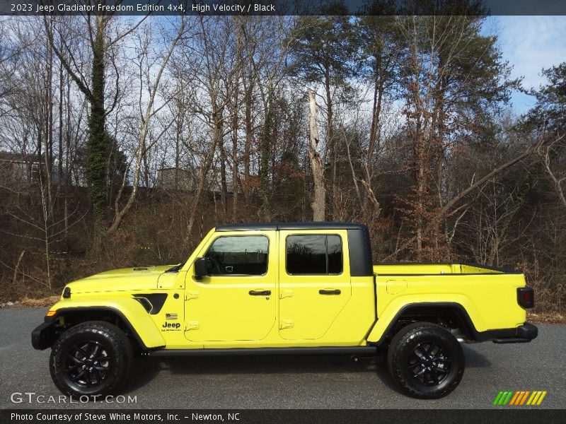 High Velocity / Black 2023 Jeep Gladiator Freedom Edition 4x4