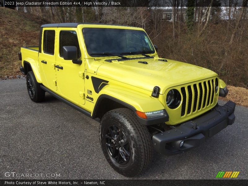 High Velocity / Black 2023 Jeep Gladiator Freedom Edition 4x4