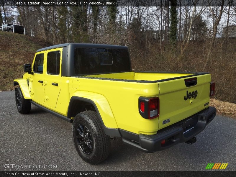 High Velocity / Black 2023 Jeep Gladiator Freedom Edition 4x4
