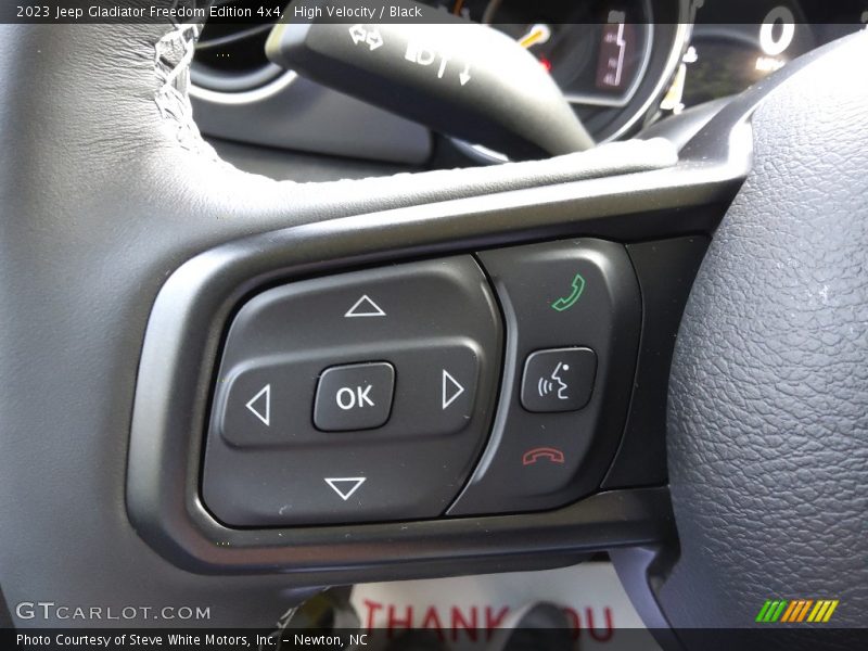 High Velocity / Black 2023 Jeep Gladiator Freedom Edition 4x4