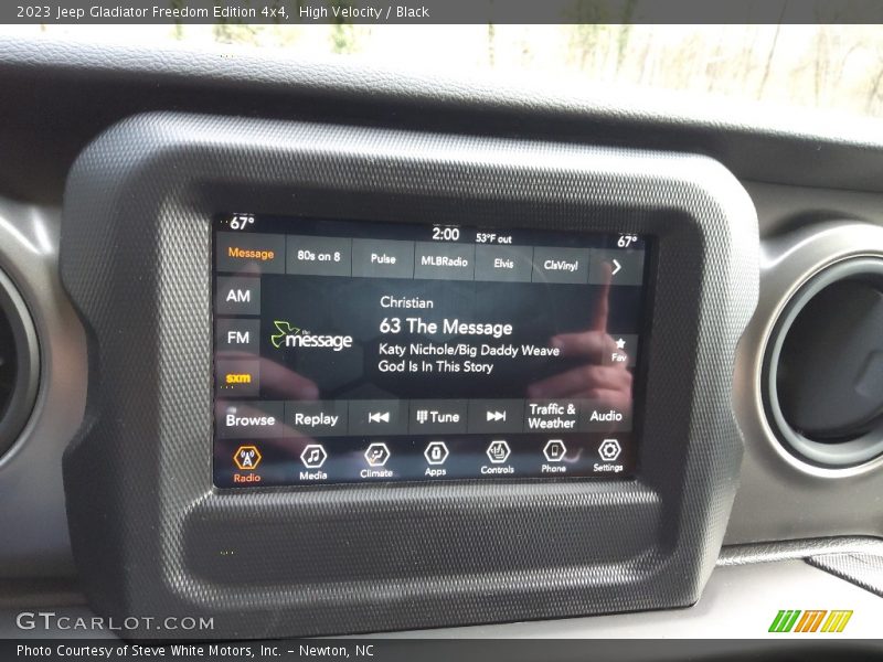 High Velocity / Black 2023 Jeep Gladiator Freedom Edition 4x4