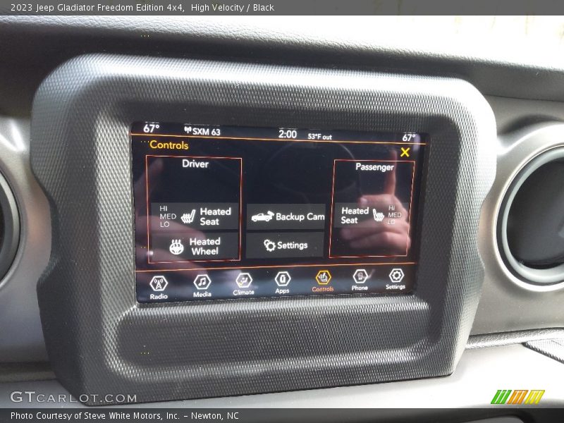 High Velocity / Black 2023 Jeep Gladiator Freedom Edition 4x4