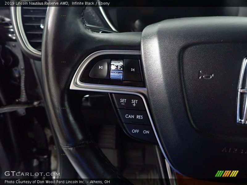 Infinite Black / Ebony 2019 Lincoln Nautilus Reserve AWD