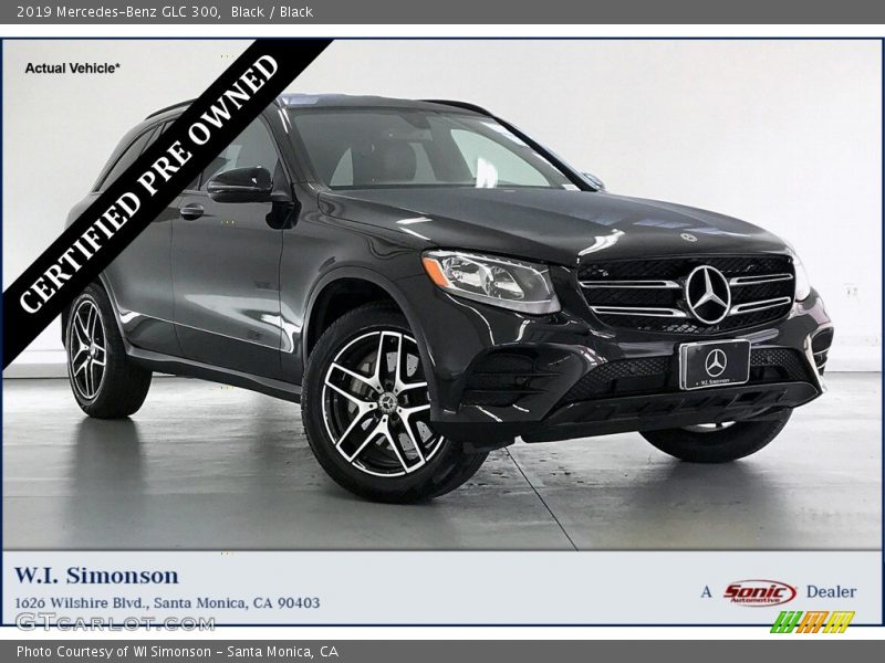 Black / Black 2019 Mercedes-Benz GLC 300