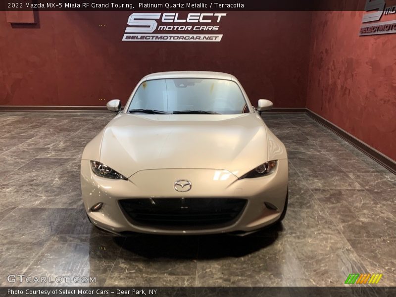 Platinum Quartz Metallic / Terracotta 2022 Mazda MX-5 Miata RF Grand Touring