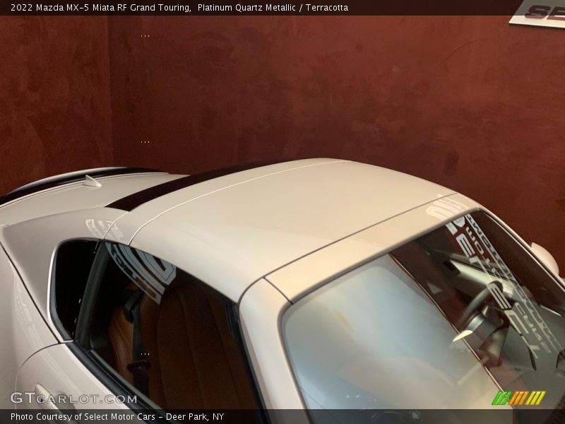 Platinum Quartz Metallic / Terracotta 2022 Mazda MX-5 Miata RF Grand Touring