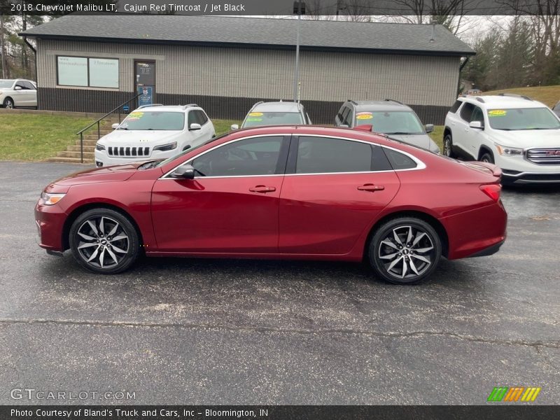 Cajun Red Tintcoat / Jet Black 2018 Chevrolet Malibu LT