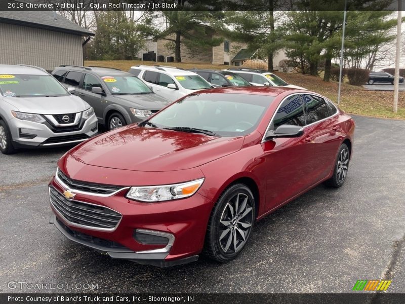 Cajun Red Tintcoat / Jet Black 2018 Chevrolet Malibu LT