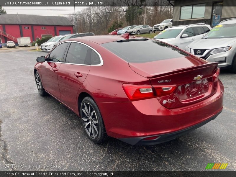 Cajun Red Tintcoat / Jet Black 2018 Chevrolet Malibu LT
