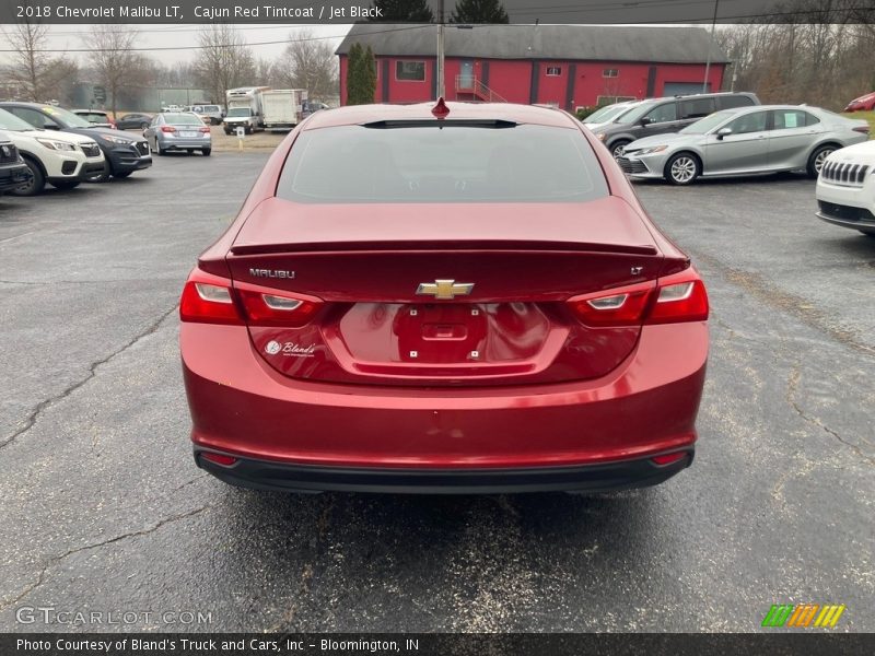 Cajun Red Tintcoat / Jet Black 2018 Chevrolet Malibu LT