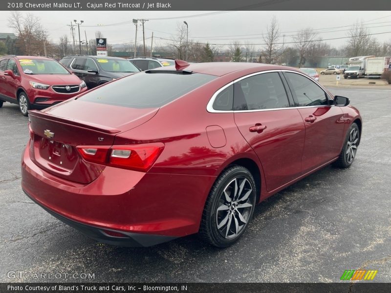 Cajun Red Tintcoat / Jet Black 2018 Chevrolet Malibu LT