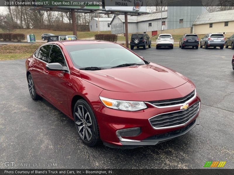 Cajun Red Tintcoat / Jet Black 2018 Chevrolet Malibu LT